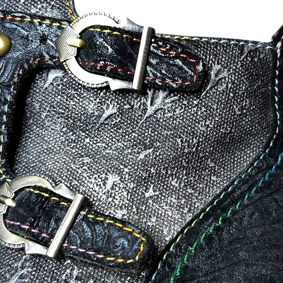 L’ARTISTE Spring Step Nailhead Buckled Ankle Boots Shoes Women’s Size 8 - Picture 10 of 13